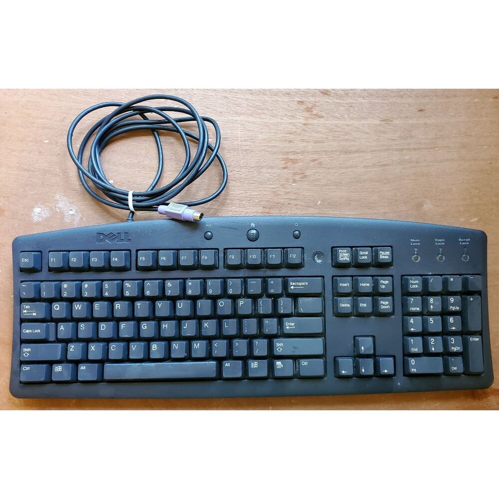 Dell SK-8100 Wired PS/2 Keyboard For Office & Home Use some distress